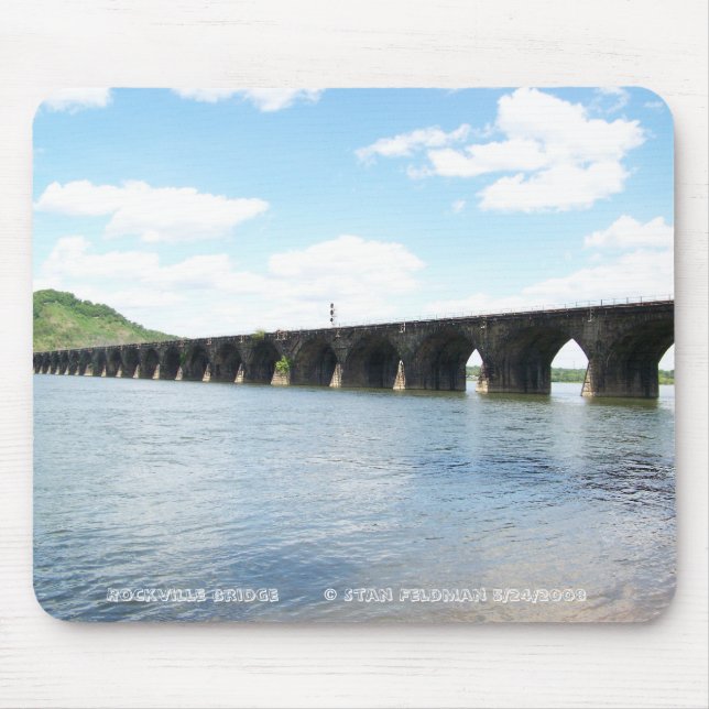 Rockville Stone Masonry Arch Railway Bridge Mouse Pad (Front)
