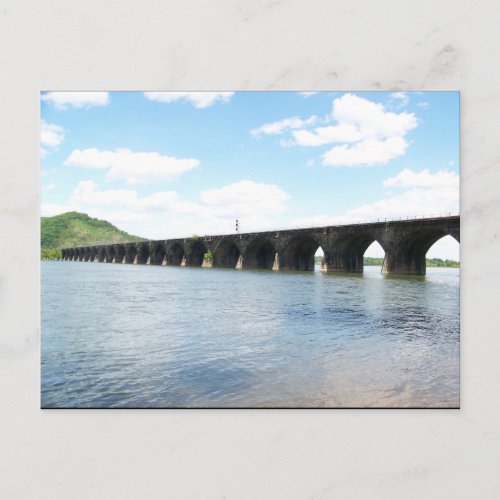 Rockville Stone Masonry Arch Railway Bridge Postcard