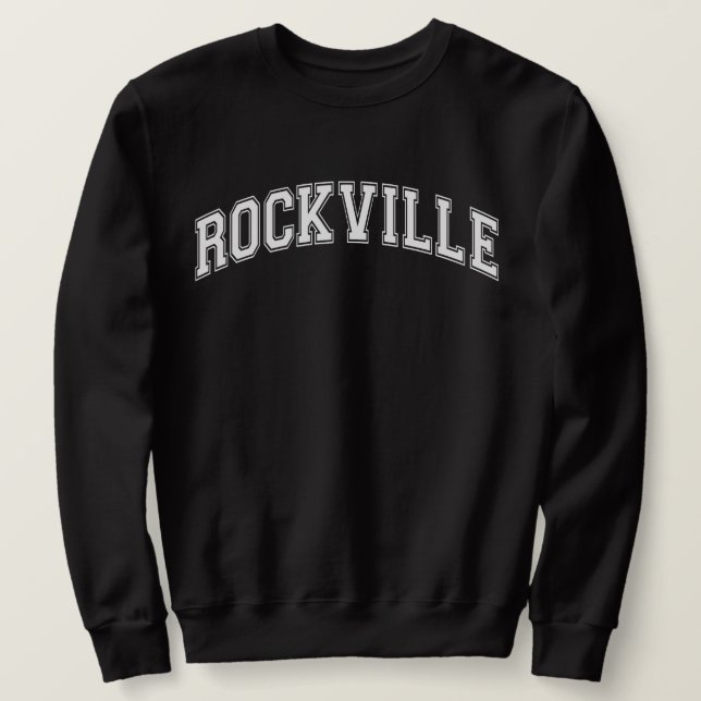 ROCKVILLE University-Style Sweater America College (Design Front)