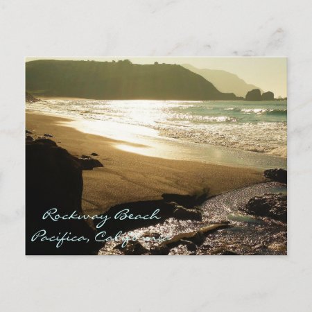 Rockway Beach- Pacifica,california  Postcard