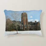 Rockwell in Winter at Grove City College Accent Pillow