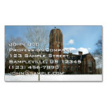 Rockwell in Winter at Grove City College Business Card Magnet