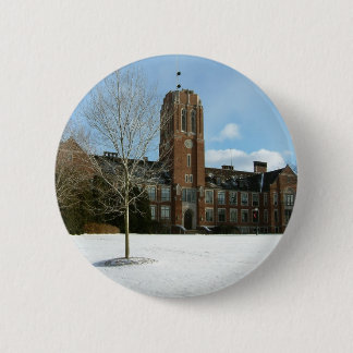 Rockwell in Winter at Grove City College Button