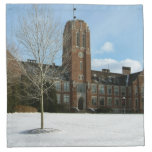 Rockwell in Winter at Grove City College Cloth Napkin