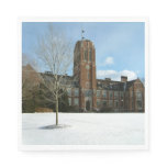 Rockwell in Winter at Grove City College Paper Napkins
