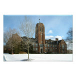 Rockwell in Winter at Grove City College Photo Print
