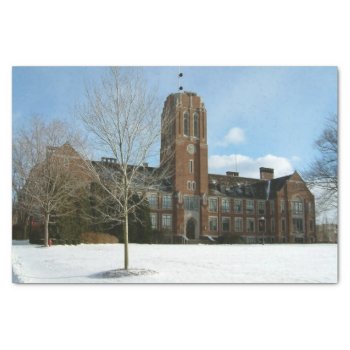 Rockwell In Winter At Grove City College Tissue Paper by mlewallpapers at Zazzle
