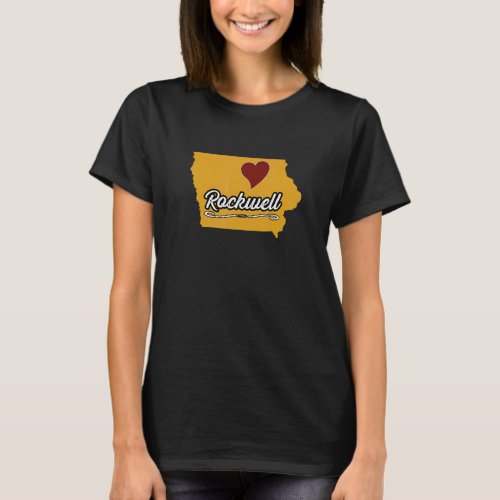 ROCKWELL IOWA IA USA  Cute Souvenir Merch  US City T_Shirt