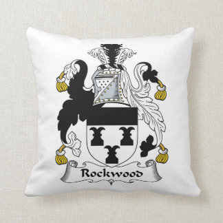 Rockwood Family Crest Throw Pillow
