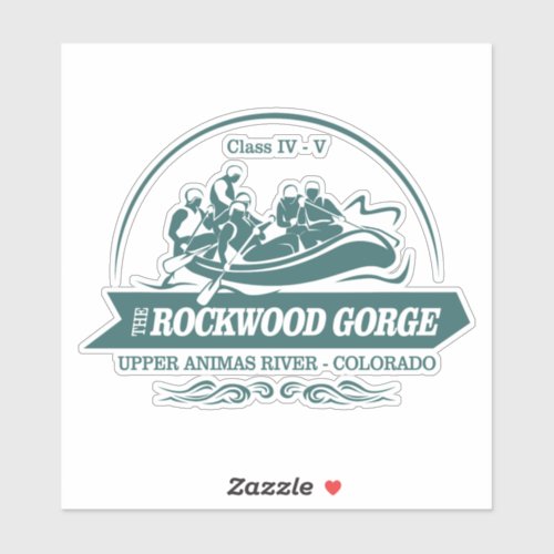 Rockwood Gorge rafting 2 Sticker