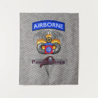 Rocky 82nd Airborne Division Silver Chute
