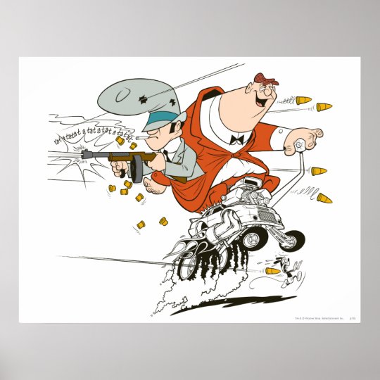 Rocky and Mugsy Rat a tat tat tat Poster