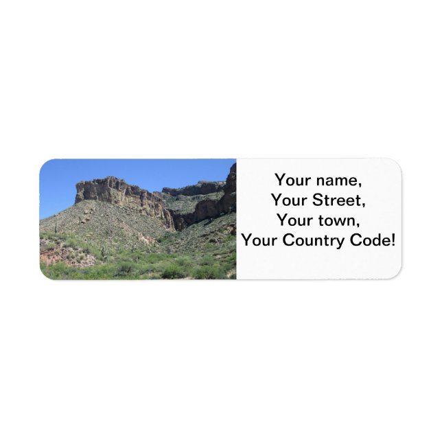 Rocky Apache Trail Label (Front)