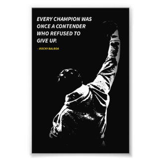 Rocky Balboa quotes Photo Enlargement