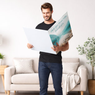 Rocky Beach Pastor Appreciation From Us Giant Card