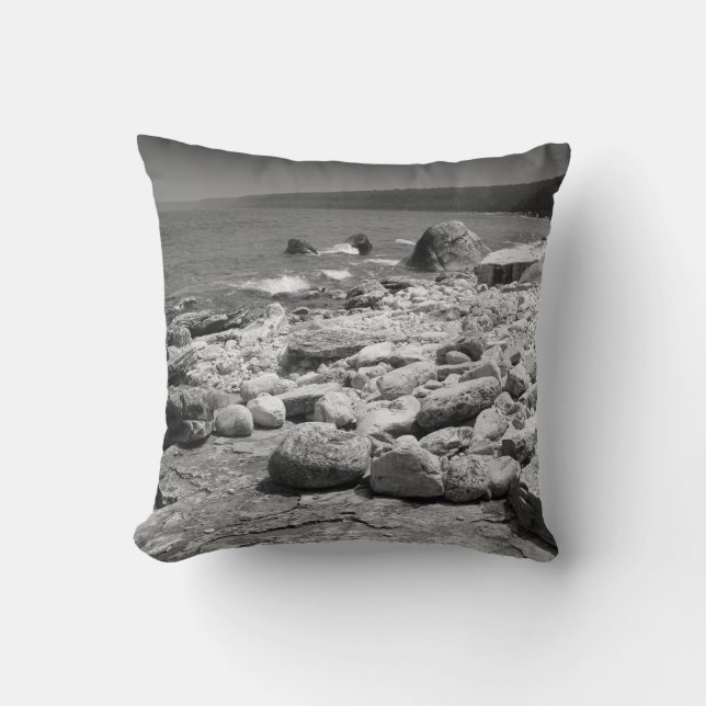 Rocky Beach Pillow (Front)
