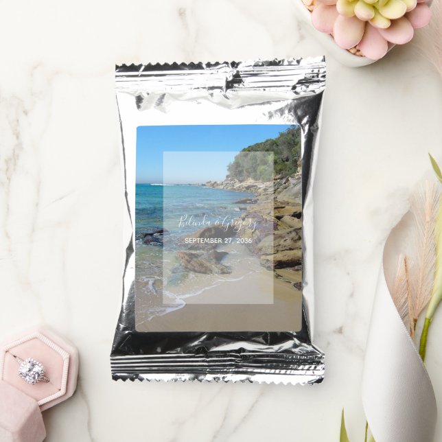 Rocky Beach Wedding   Coffee Drink Mix (Wedding)