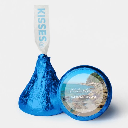 Rocky Beach Wedding Hersheys Kisses