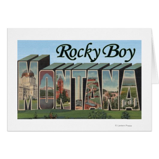 Rocky Boy, Montana Cards (Front Horizontal)