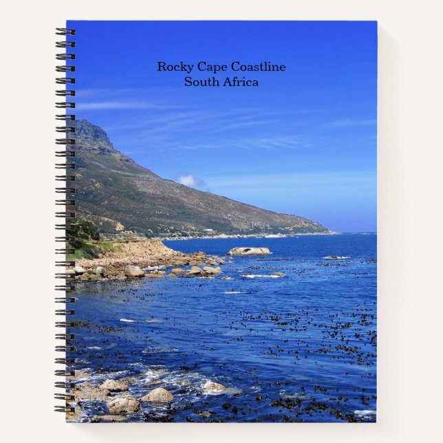 Rocky Cape Coastline, S. Africa, Notebook (Front)