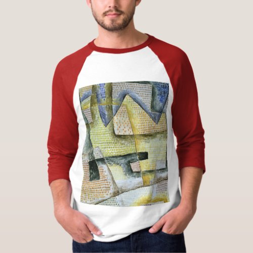 Rocky Coast 1931 by Paul Klee T_Shirt