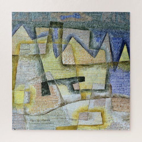 Rocky Coast by Paul Klee Jigsaw Puzzle