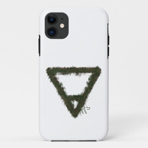 Rocky Earth Element Alchemy Symbol iPhone 11 Case