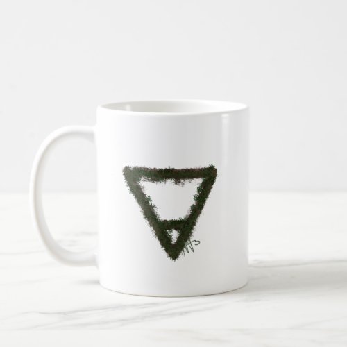 Rocky Earth Element Alchemy Symbol Coffee Mug