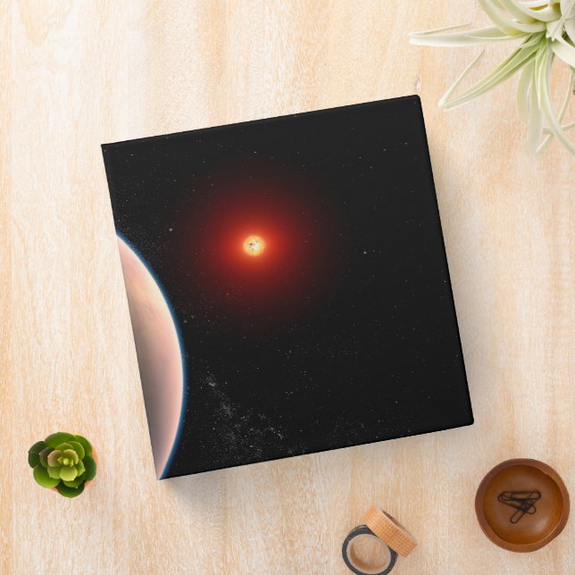 Rocky Exoplanet Gj 486 B Orbiting A Red Dwarf Star 3 Ring Binder (In Situ)