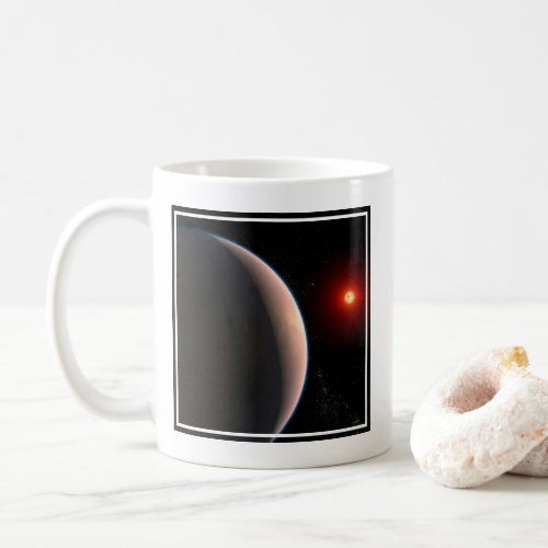 Rocky Exoplanet Gj 486 B Orbiting A Red Dwarf Star Coffee Mug