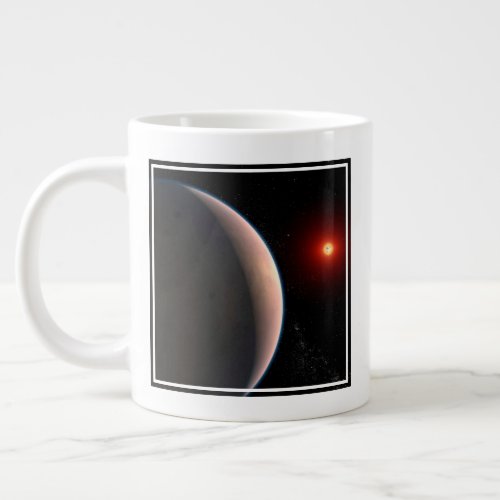 Rocky Exoplanet Gj 486 B Orbiting A Red Dwarf Star Giant Coffee Mug
