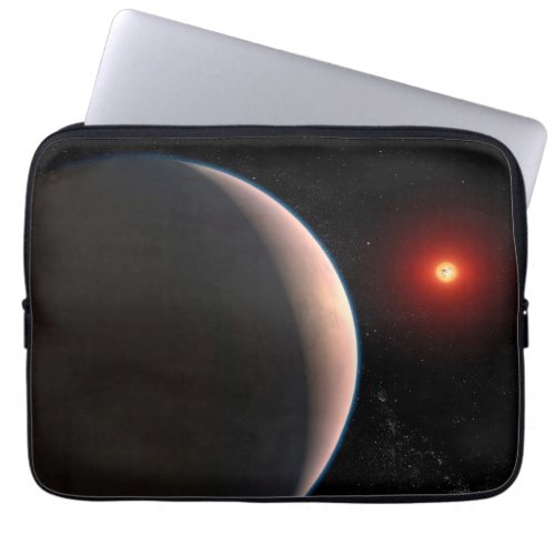 Rocky Exoplanet Gj 486 B Orbiting A Red Dwarf Star Laptop Sleeve