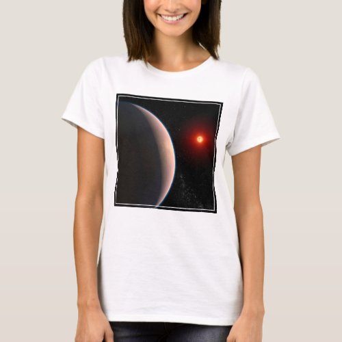 Rocky Exoplanet Gj 486 B Orbiting A Red Dwarf Star T_Shirt