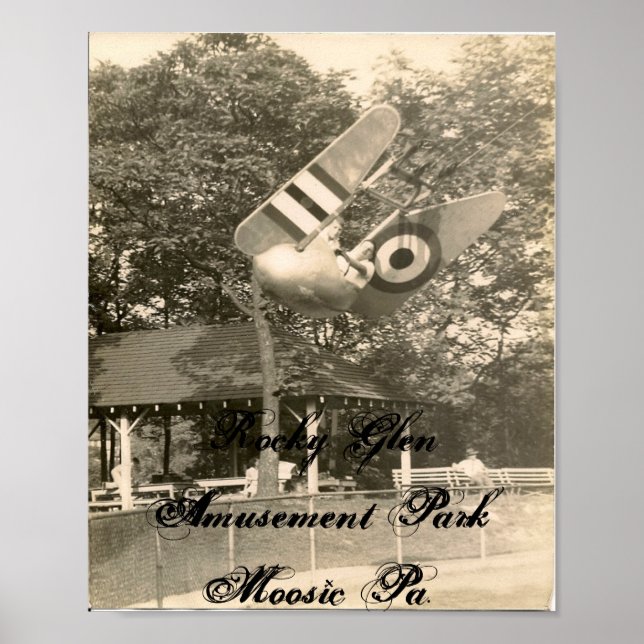 Rocky Glen Amusement Park Moosic Pa. Poster (Front)