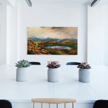 "Rocky Heights" Landscape Painting