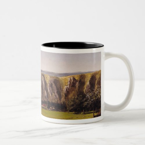 Rocky landscape near Flagey Two_Tone Coffee Mug