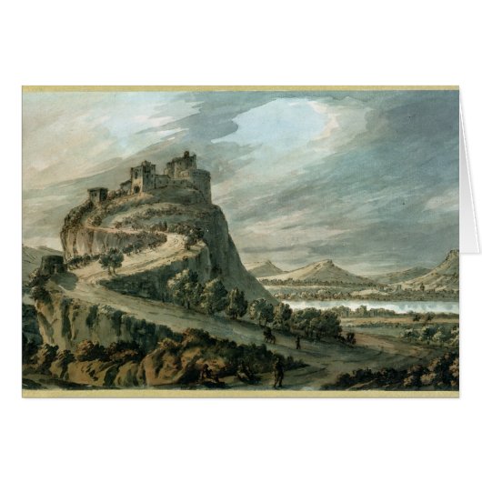 Rocky landscape with castle cards (Front Horizontal)