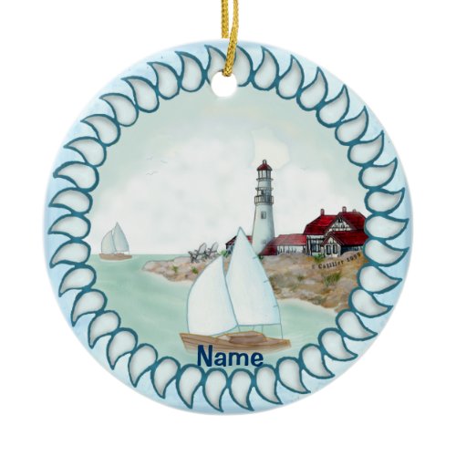 Rocky Lighthouse ornament