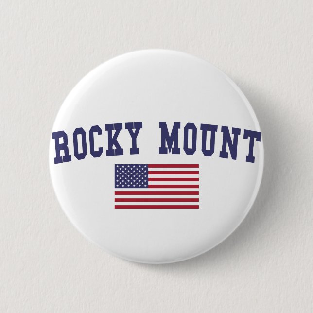 Rocky Mount US Flag Button (Front)
