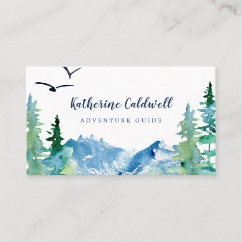 Rocky Mountain Adventure Guide Business Card