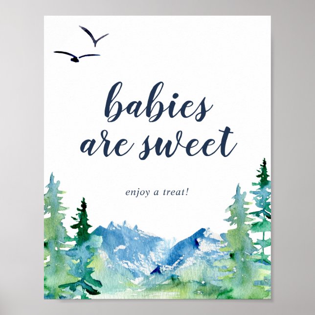 Rocky Mountain Babies are Sweet Enjoy a Treat Sign (Front)