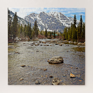 Rocky Mountain Bubbling Brook - 20x20 - 676 pcs Jigsaw Puzzle