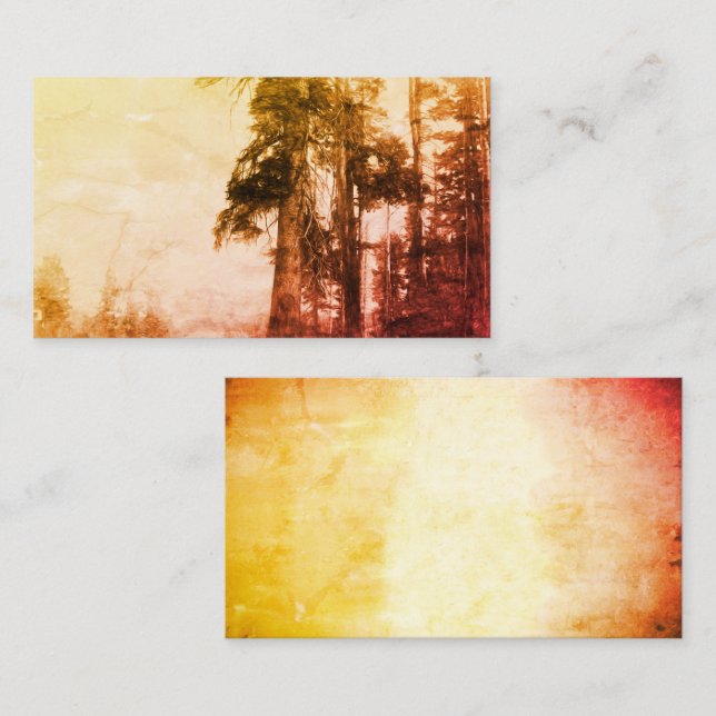 Rocky Mountain business card template photo art (Front/Back)