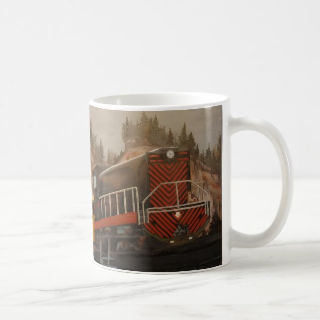 Rocky Mountain Coal Train Coffee Mug (Right)