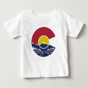 Rocky Mountain Colorado C Baby T-Shirt