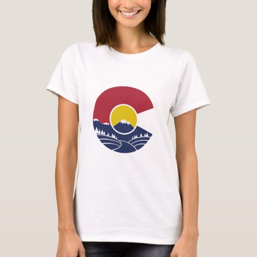 Rocky Mountain Colorado C T_Shirt