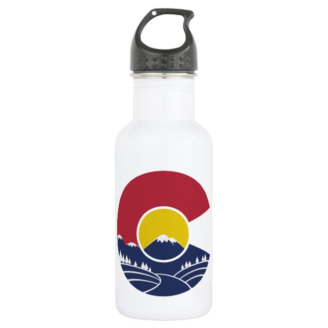 Rocky Mountain Colorado C Water Bottle (Front)