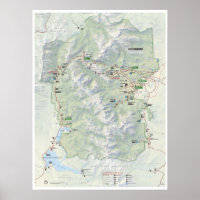 Rocky Mountain (Colorado) map poster