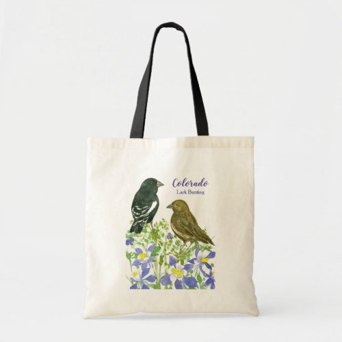 Rocky Mountain Columbine Colorado State Flower Tote Bag