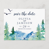 Rocky Mountain Destination Save the Date Postcard (Front)